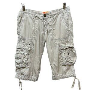 Twill Twenty Two Cargo Shorts Size 28 Low Rise Bermudas Surfer Anthropologie